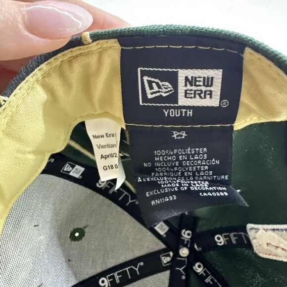 Boston Celtics Hat Cap Youth Boys Adjustable NBA Basketball New Era 59Fifty - Picture 6 of 9